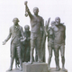 Full image of a statuette of a proposed memorial that has yet to find full funding.